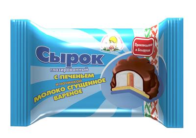 Сырок глазированный Печенье/Вареная Сгущенка 20% 40гр (40шт) Минская Марка