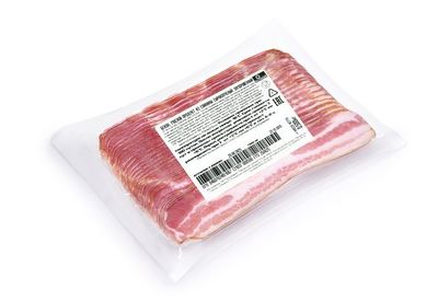 Бекон с/к в/у зам 500гр нарезка 1/10шт ВЕЛКОМ