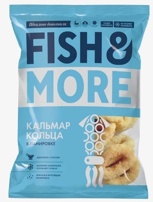 Кальмар кольца в панировке 4-8 см (FM) Китай (3700/02J69) уп. 0.5/5кг+